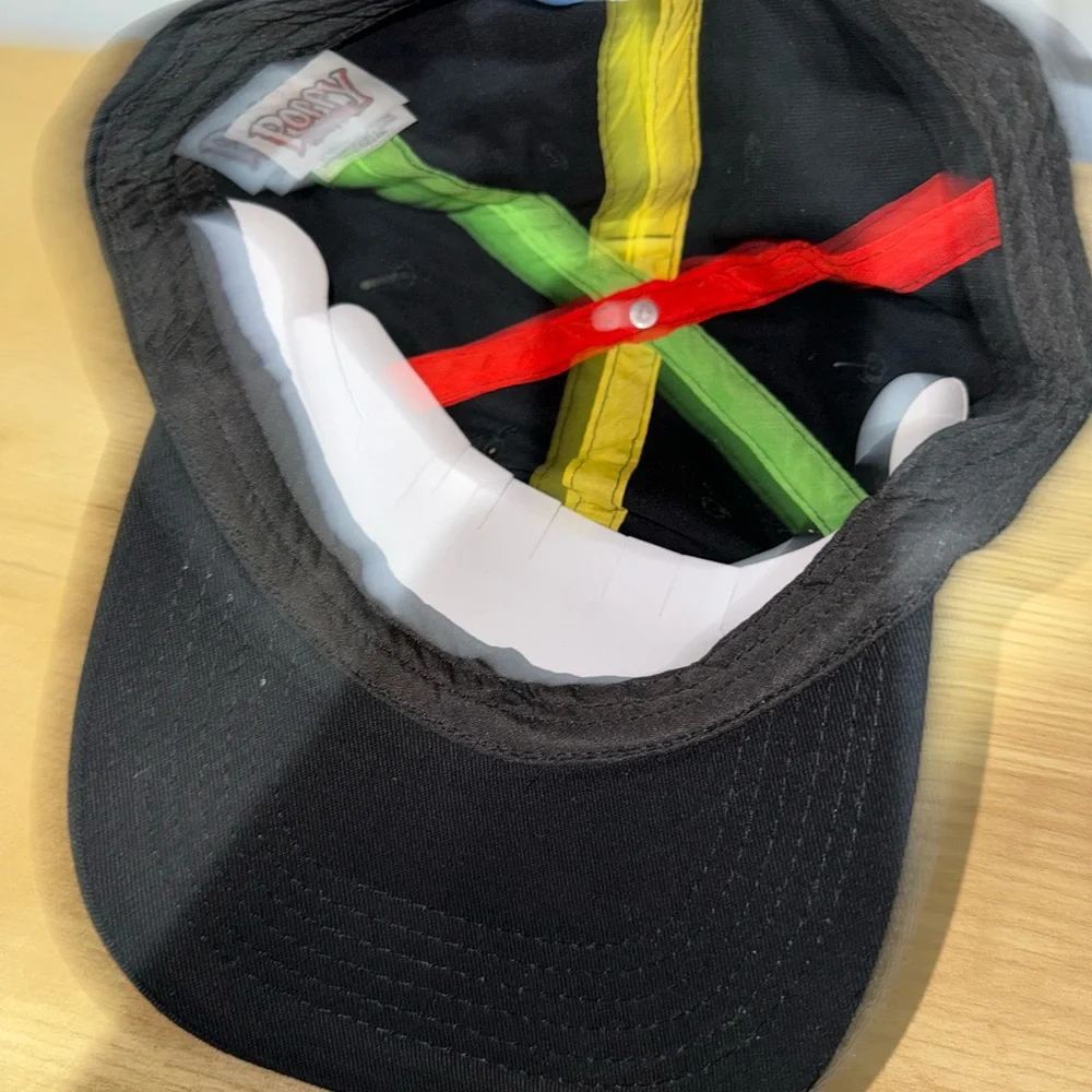Poppy Playtime Huggy Wuggy Culturefly Official Baseball Cap Hat Black Logo NEW‎